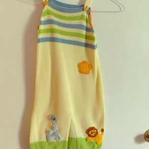 Baby boys knit overall